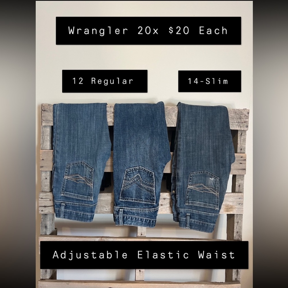 Boys youth/teen bootcut jeans
